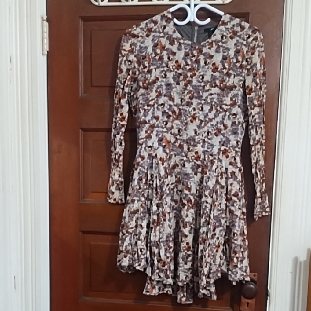 H&M Multicolor Long Sleeve Dress